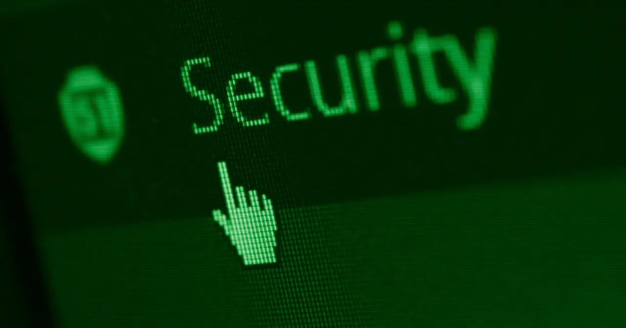 Digital privacy and security concept with a lock over code