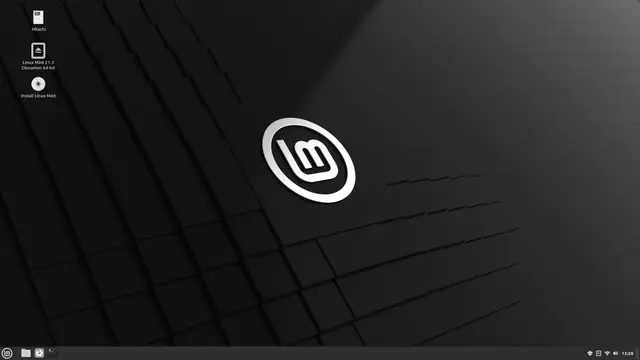 Linux Mint desktop running the Cinnamon environment showing the application menu
