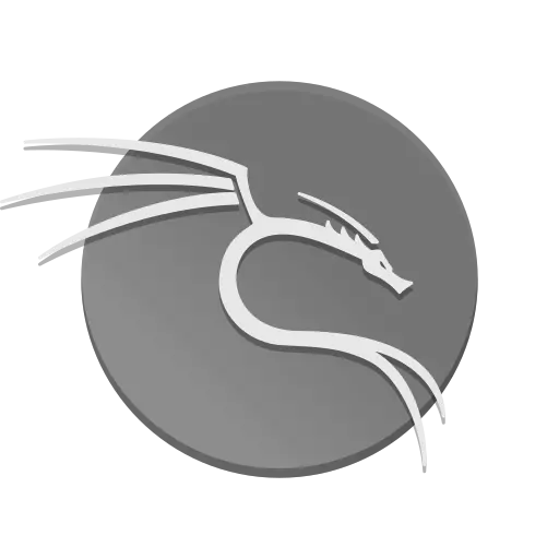 Official Kali Linux logo, the dragon on a blue background