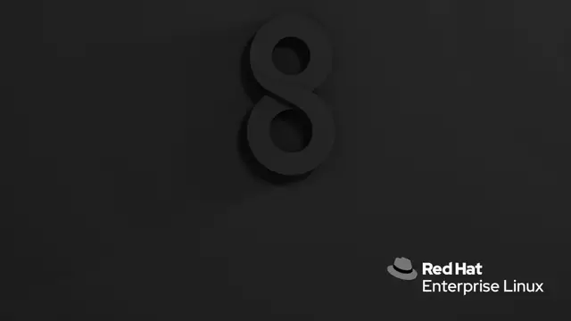 Red Hat Enterprise Linux GNOME desktop with the default activities view